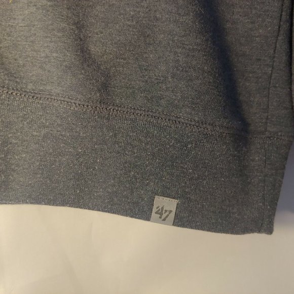 Seattle Seahawks Mens 2X Shirt Pullover 1/4 Zip Long Sleeve Gray 47 Forward NFL - Picture 5 of 9